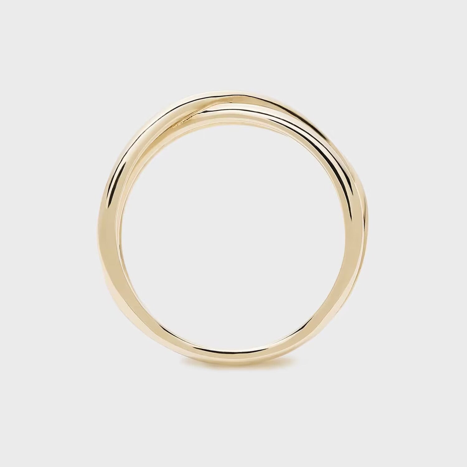 Asymmetric Gold Ring 