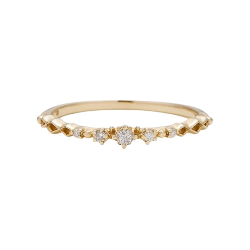 Basic Zircon Stackable Ring Band - Crystally