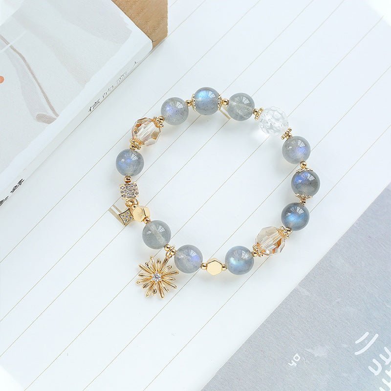 Grey Moonstone Bracelet 