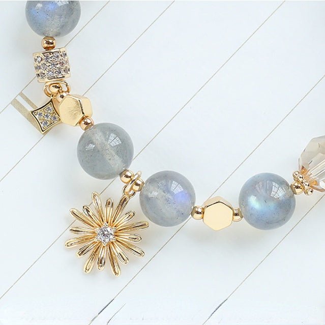 Grey Moonstone Bracelet 