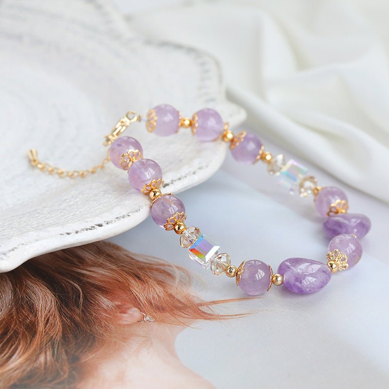 Lavender Amethyst Bracelet 