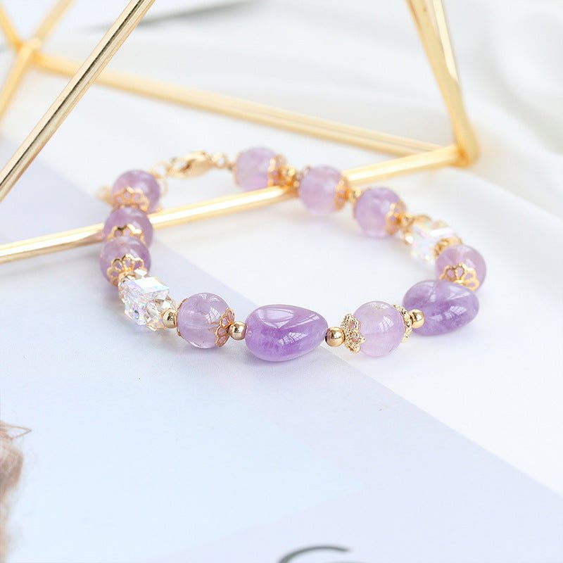 Lavender Amethyst Bracelet 