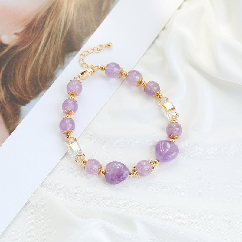 Lavender Amethyst Bracelet 