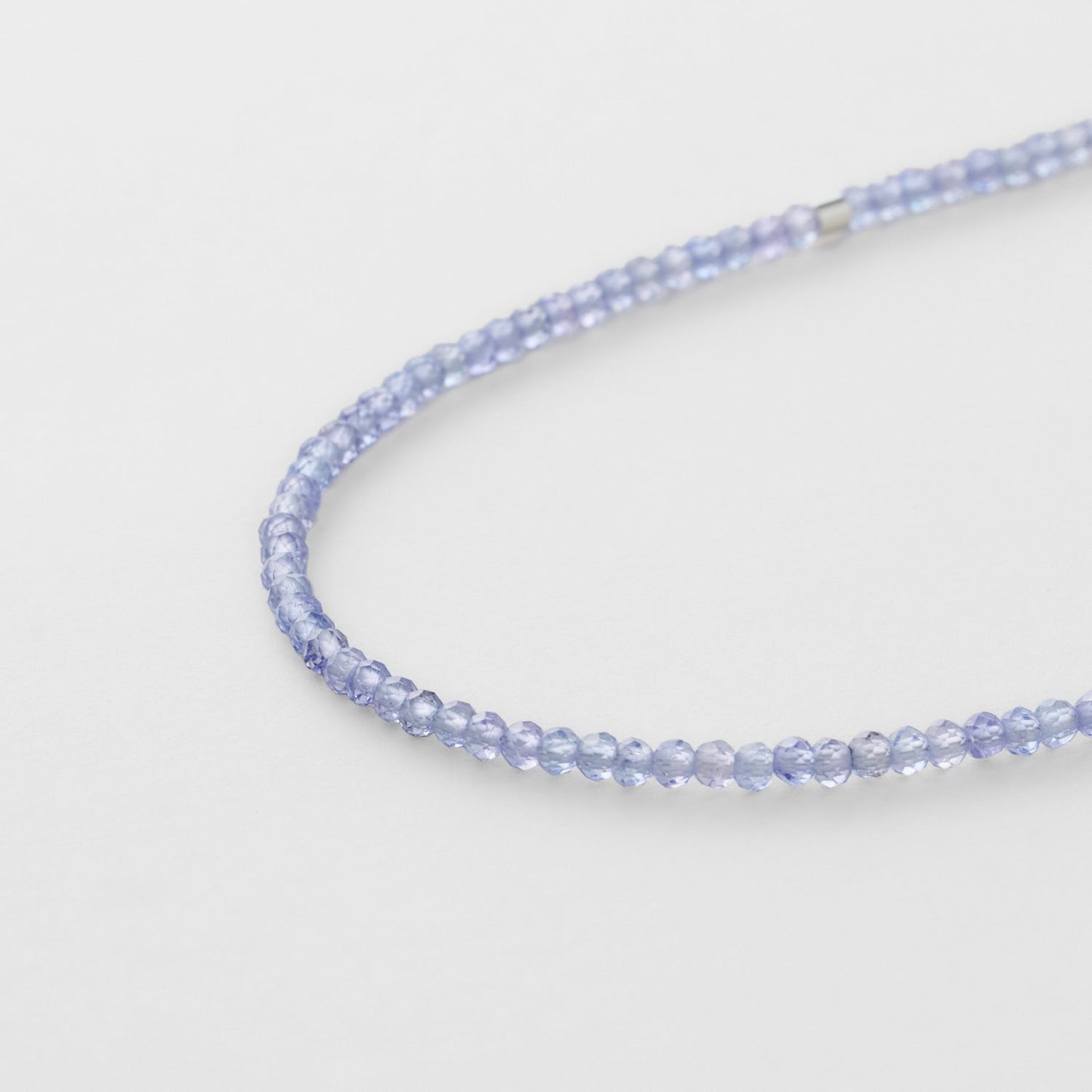 French Retro Beaded Tanzanite Necklace - Crystally