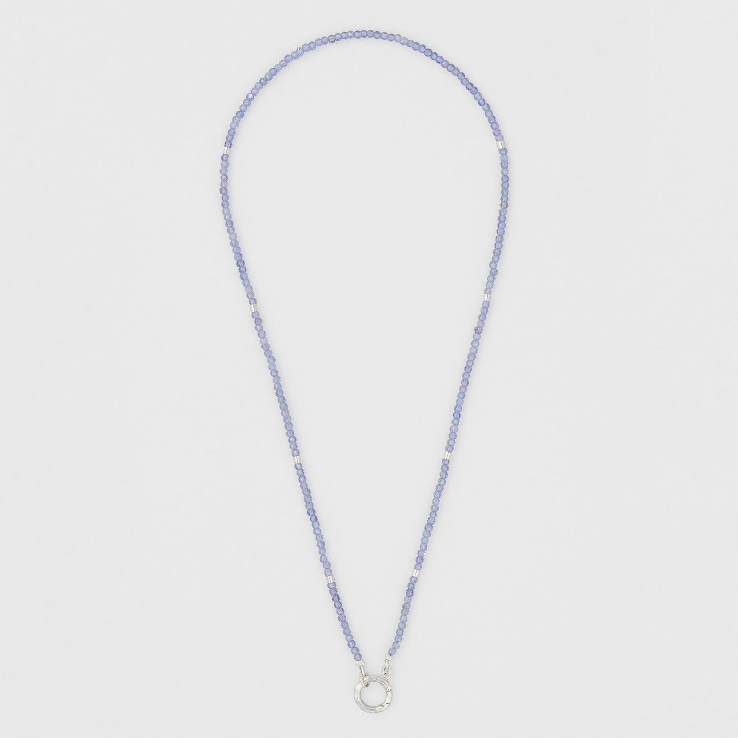 French Retro Beaded Tanzanite Necklace - Crystally