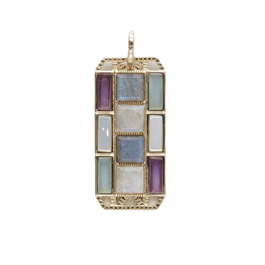 Mosaic Crystal Window Pendant - Crystally