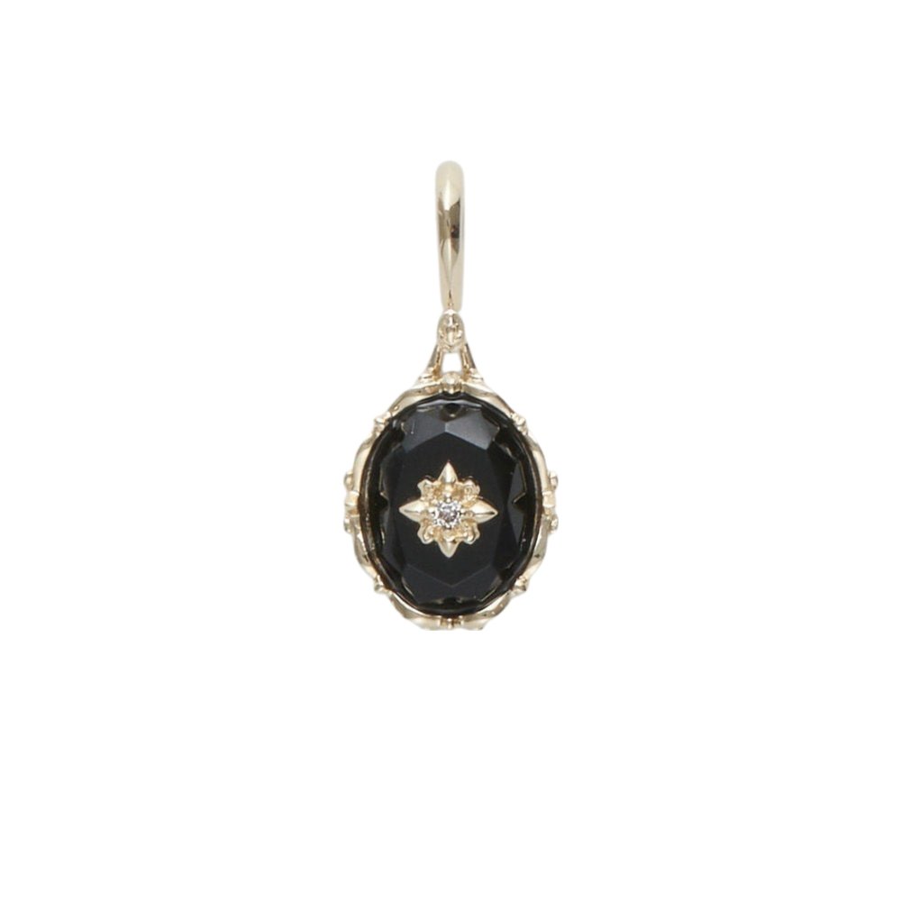 Palace Style Retro Onyx Pendant Necklace - Crystally