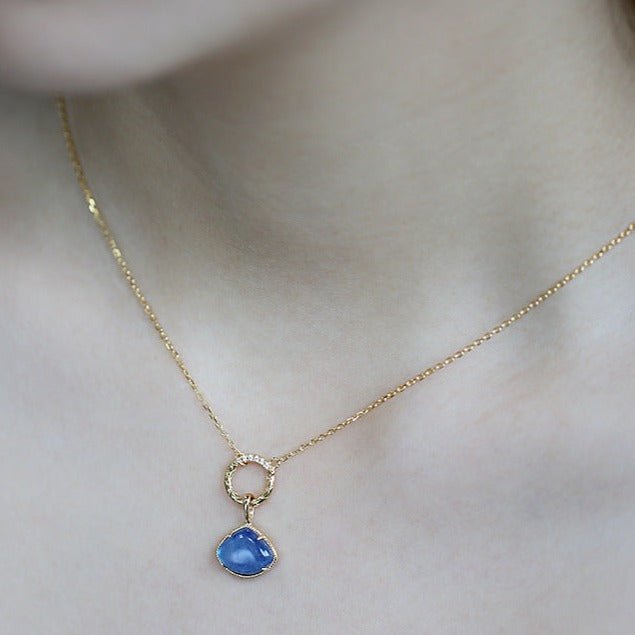 Lapis Lazuli and Labradorite Pendant