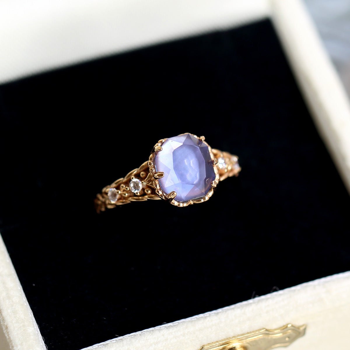 Square Amethyst Ring 