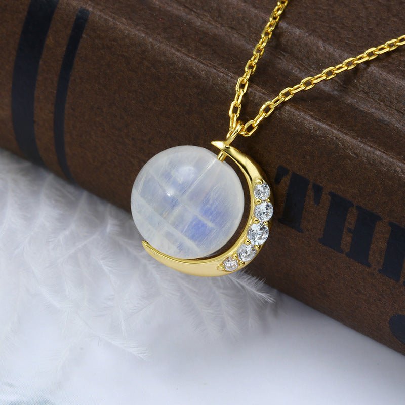 Vintage Moonstone Necklace - Crystally