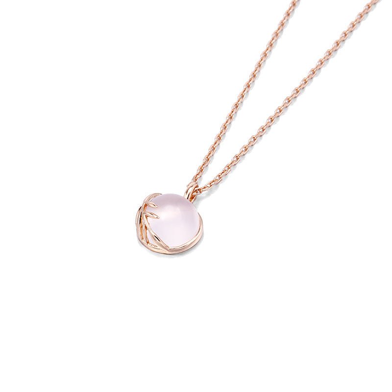 Vintage Rose Quartz Necklace - Crystally